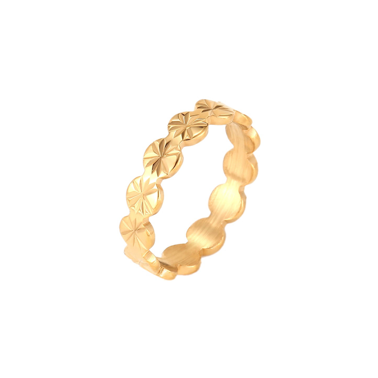 Anillo redondos flor