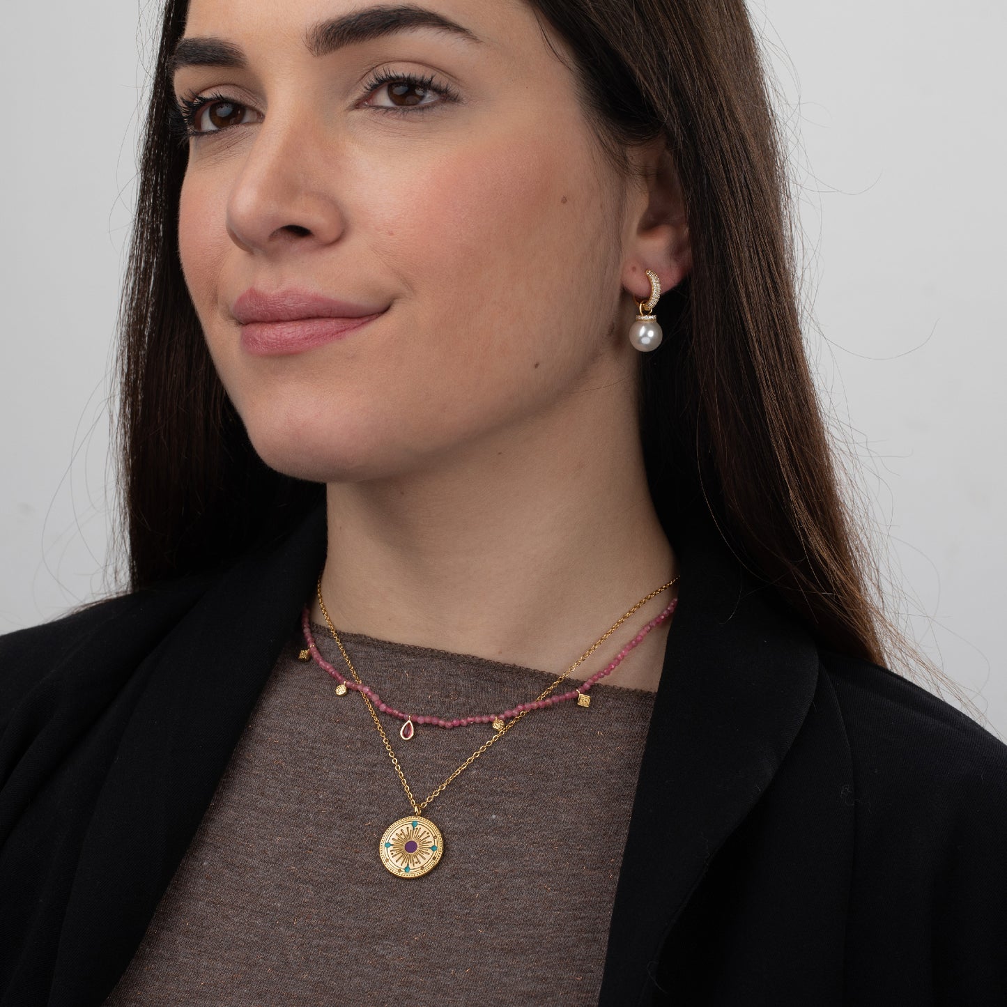 Collar medallon color