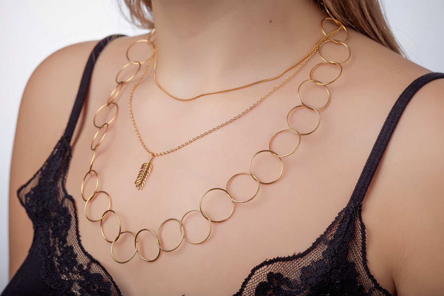 Collar hoja