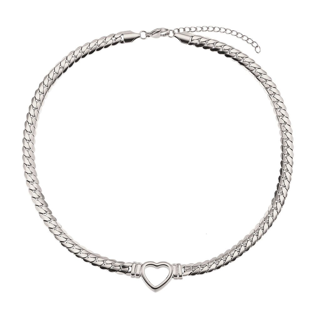 Collar cadena corazon