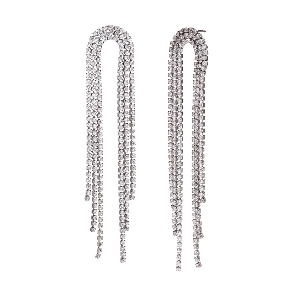 Pendientes cascada tenis