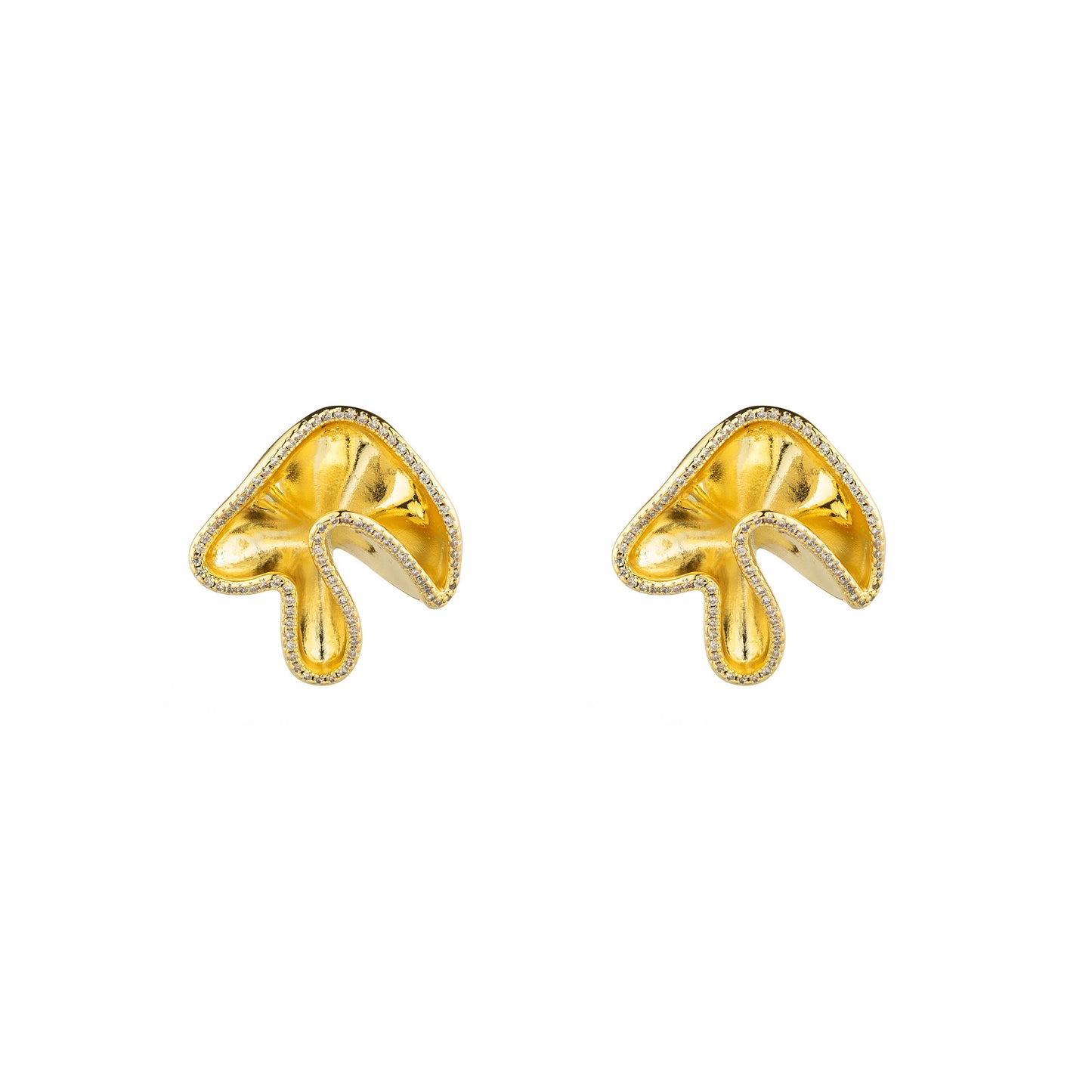 Pendientes aro coral