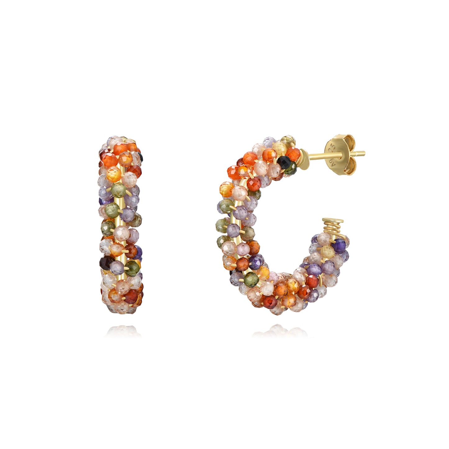 Pendientes aro minerales