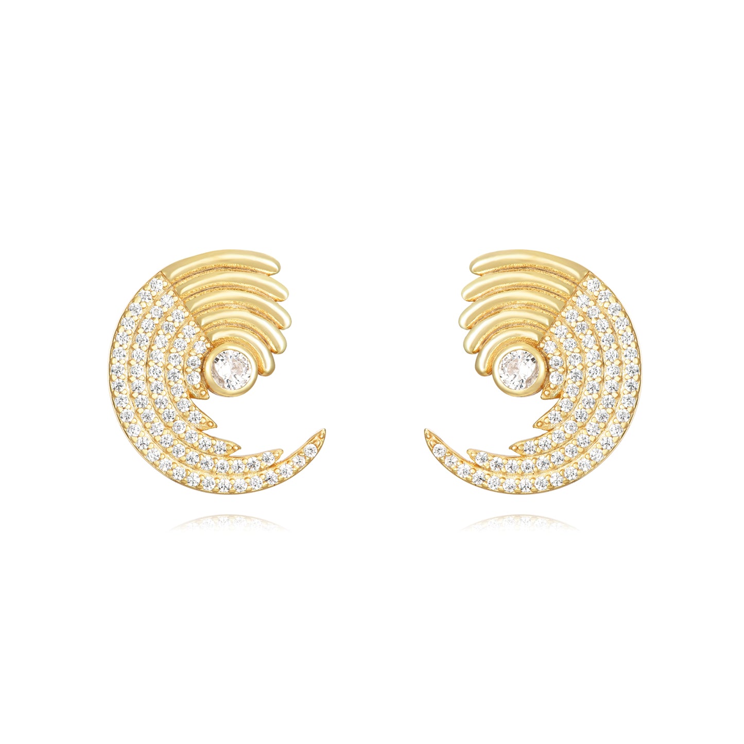 Pendientes Sora dorado