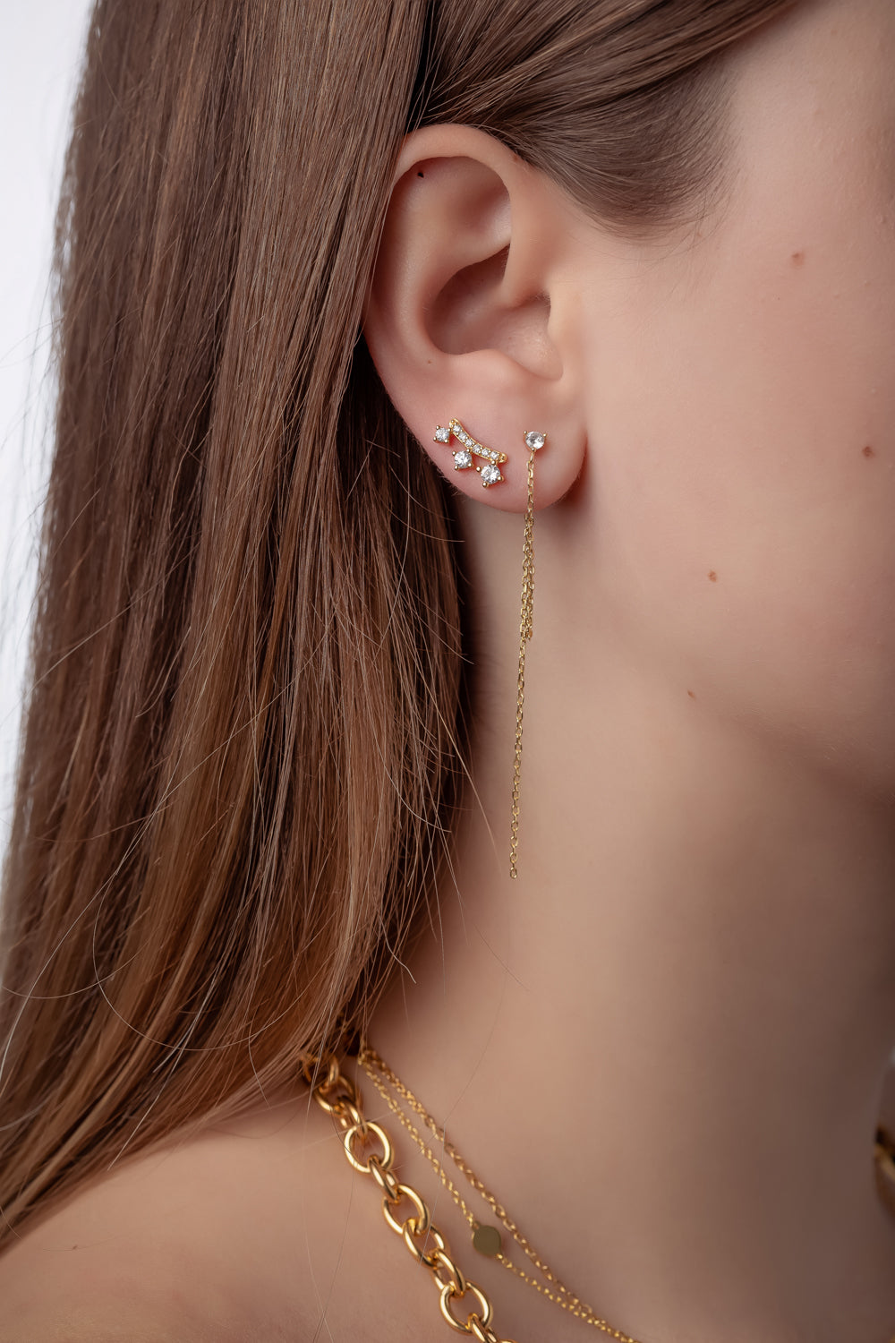 Pendientes mini circonitas(elige color)