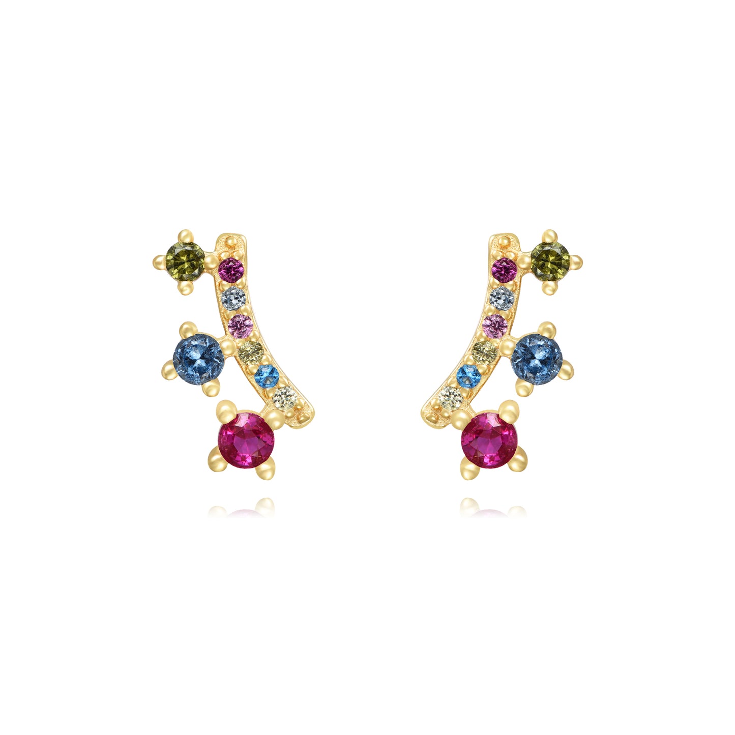 Pendientes mini circonitas(elige color)