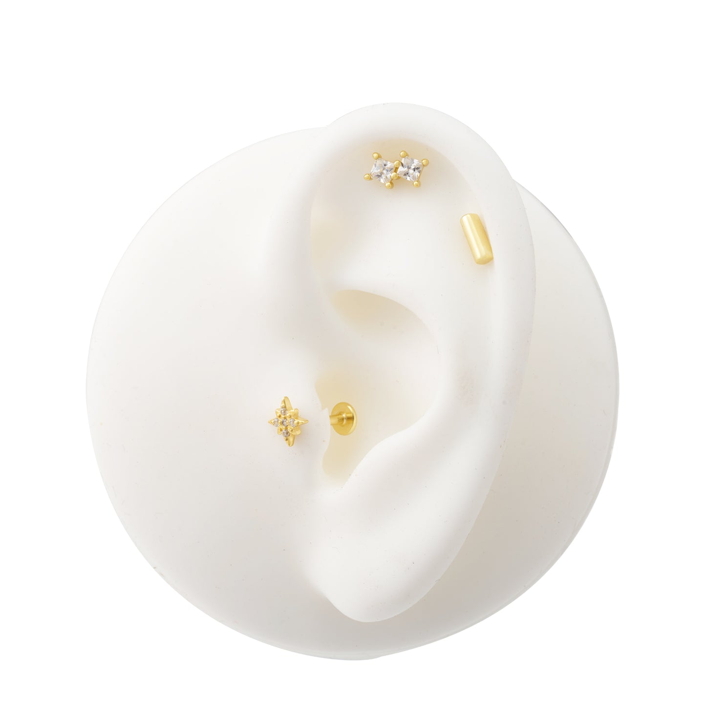 Piercing estrella puntas