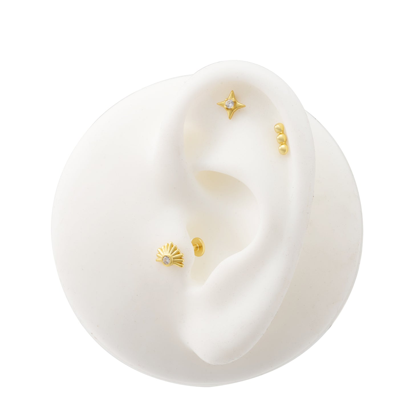 Piercing abanico