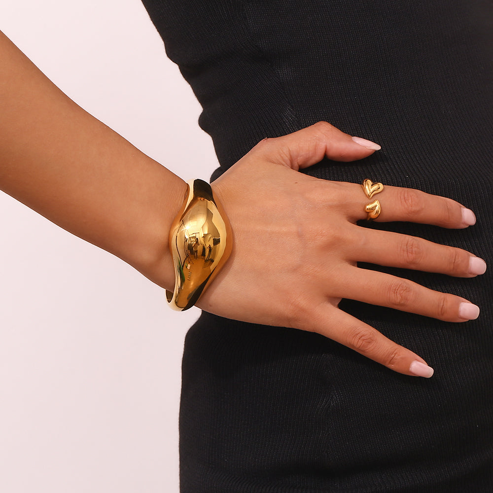 Pulsera acero rígida