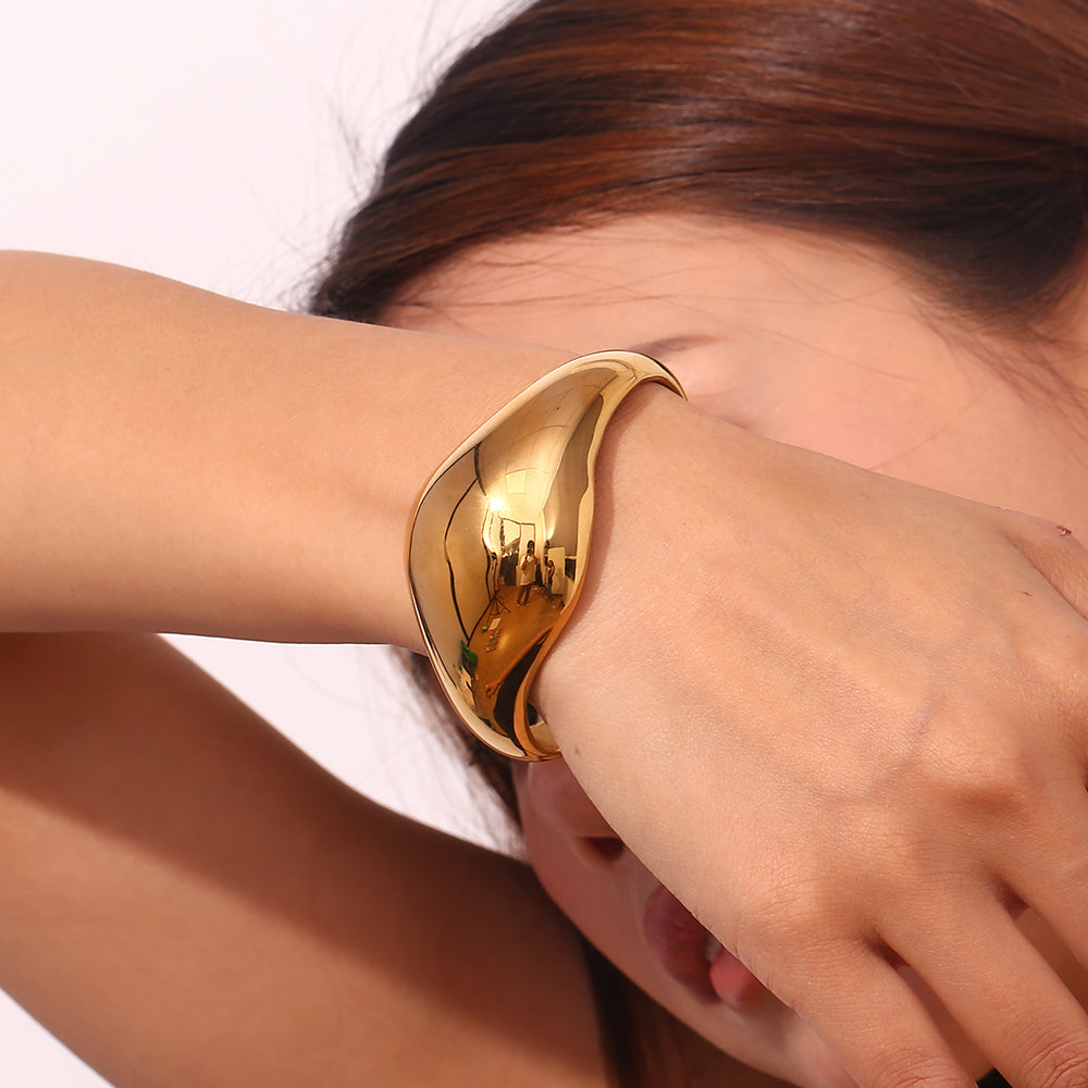 Pulsera acero rígida