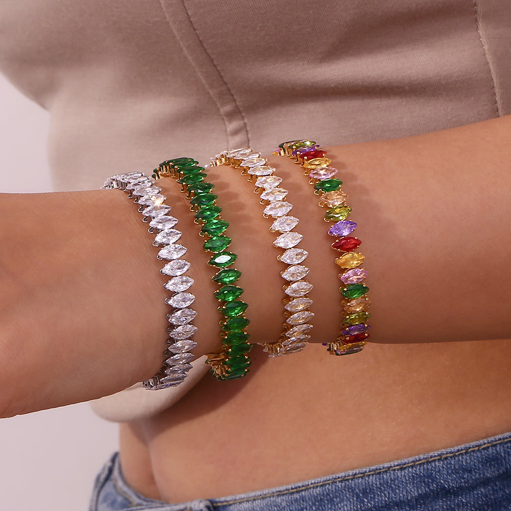 Pulsera acero estirable(elige color)