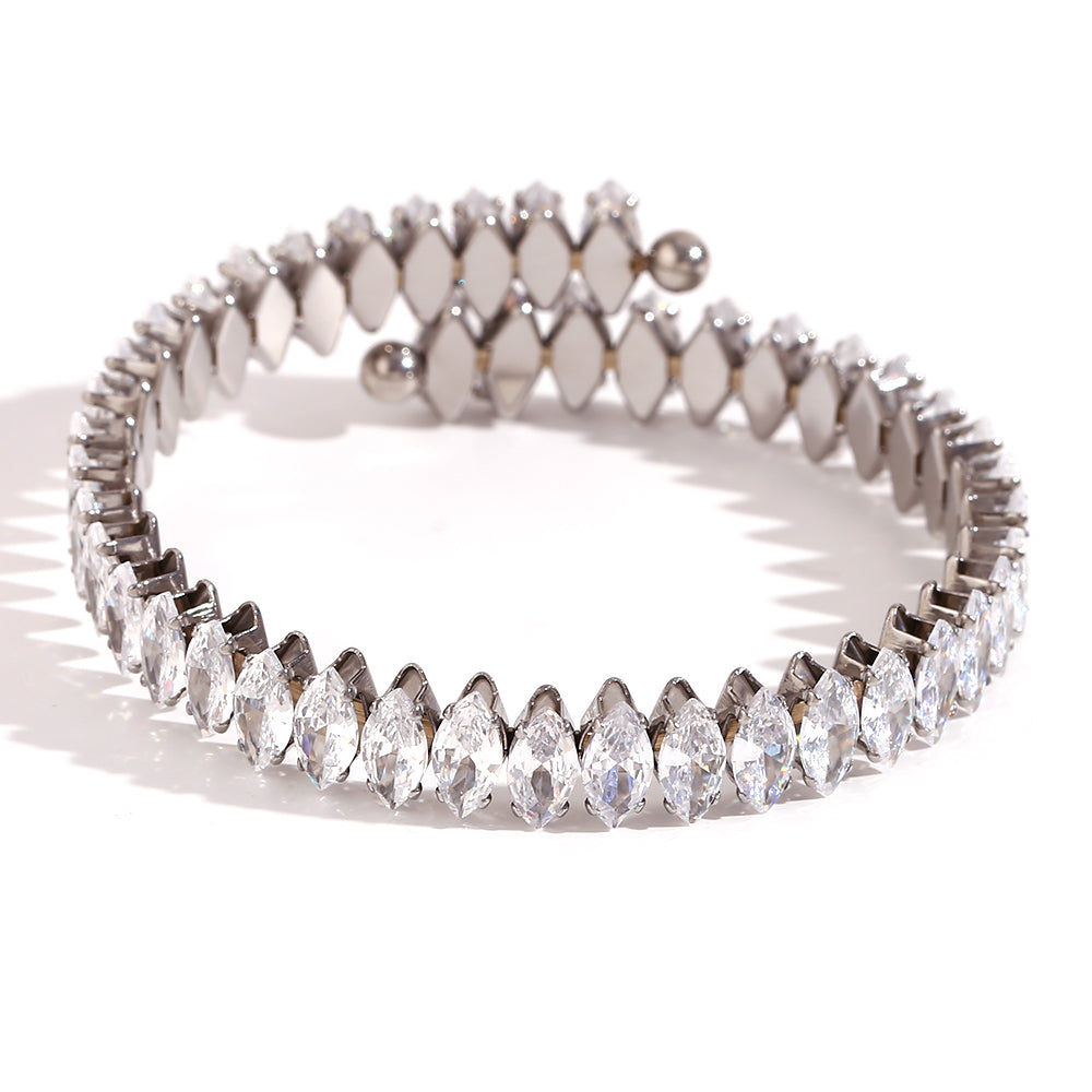 Pulsera acero estirable(elige color)