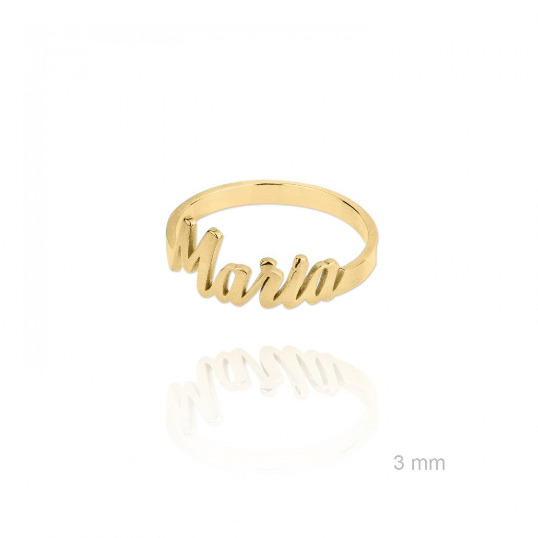 Anillo personalizado nombre