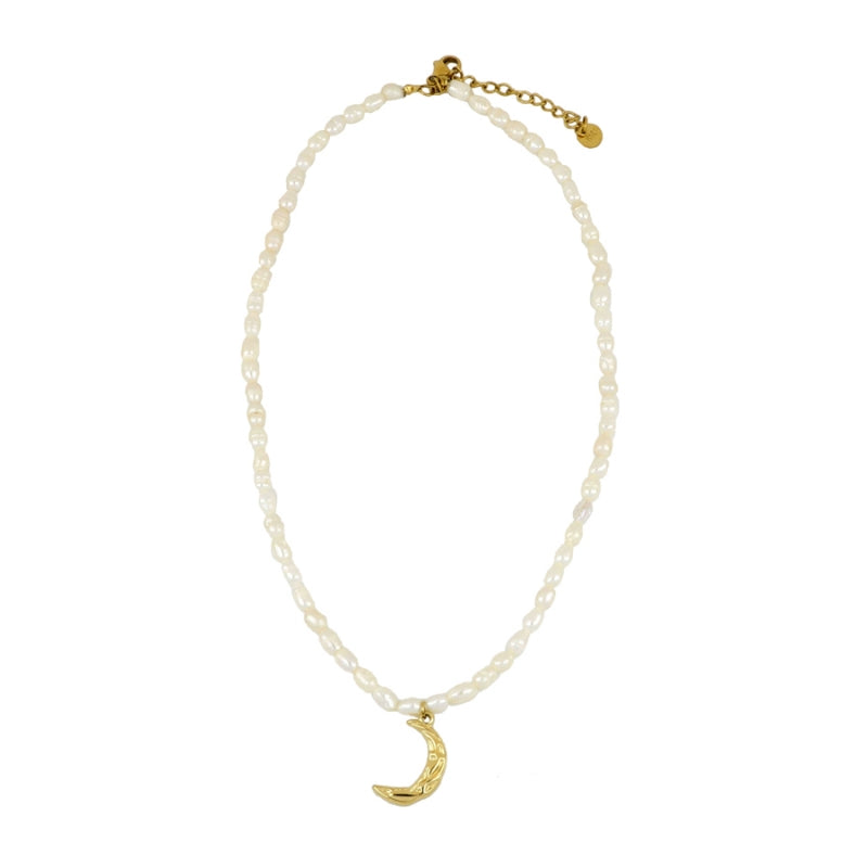 Collar perla luna