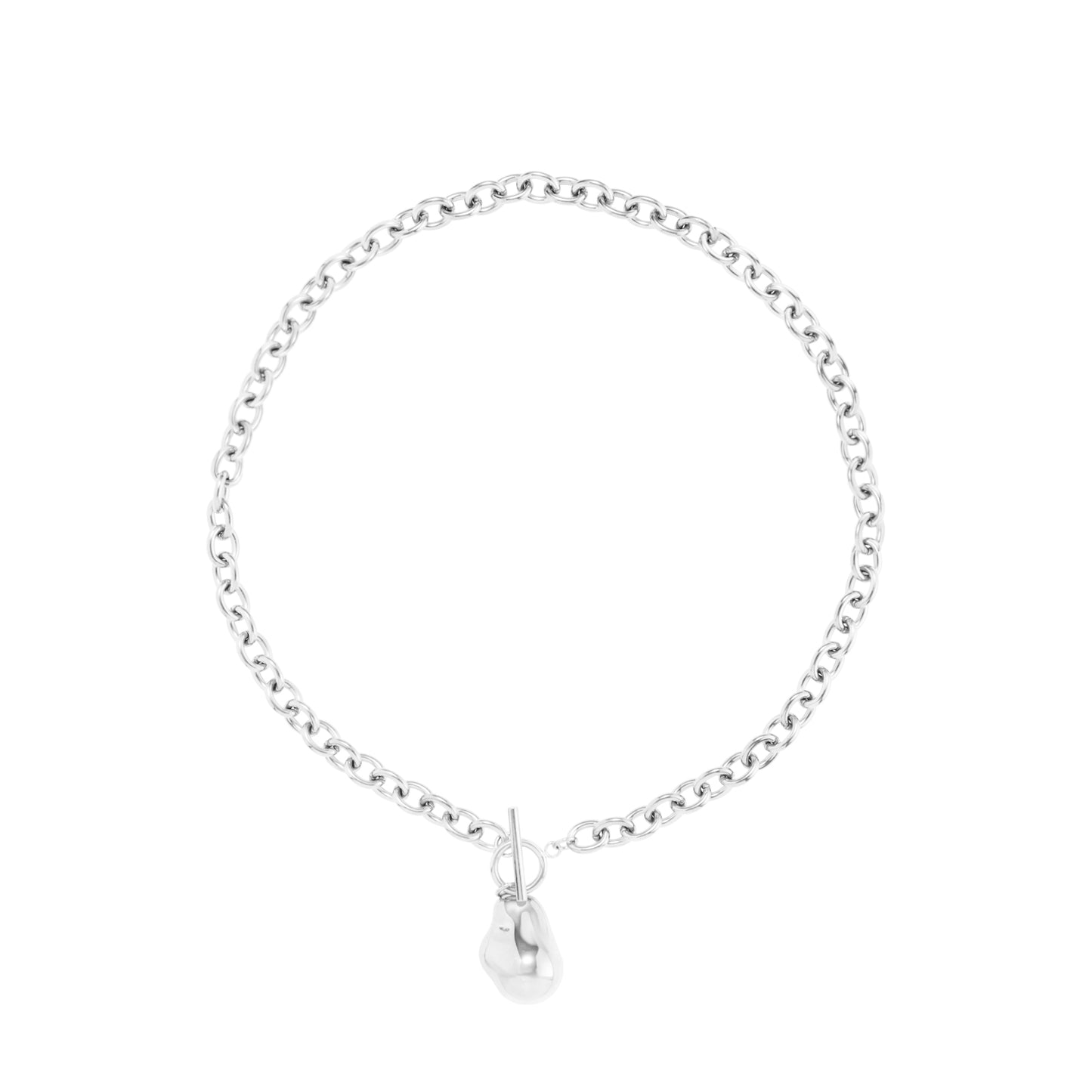 Collar eslabón acero Abba