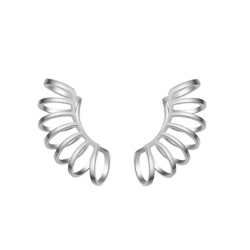 Pendiente earcuff multilargo