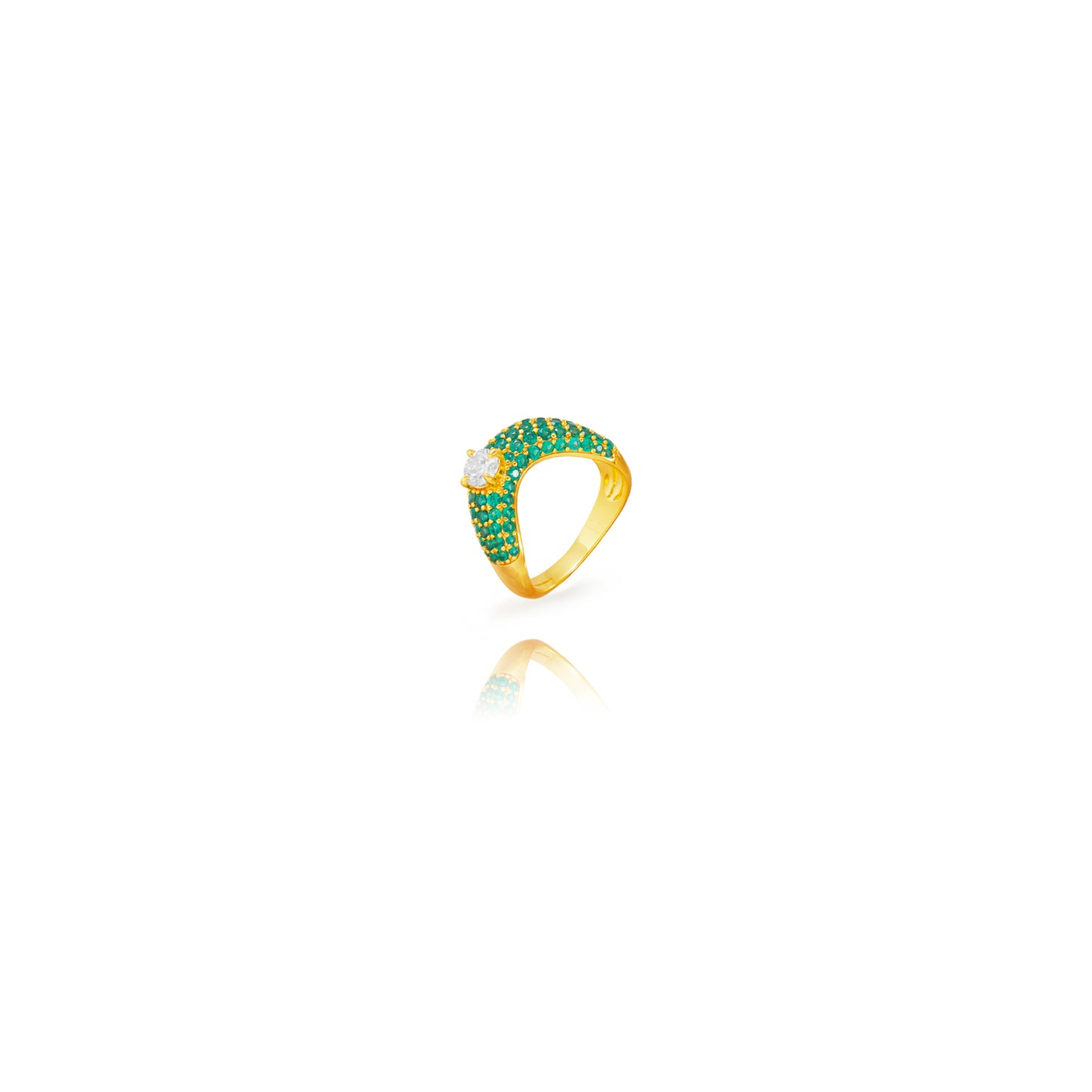 Anillo onda multi circonitas