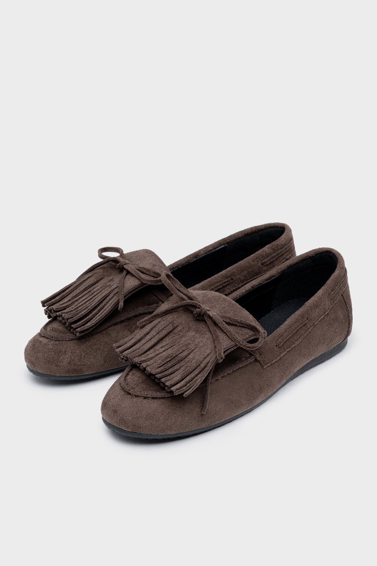 Mocasines flecos marron
