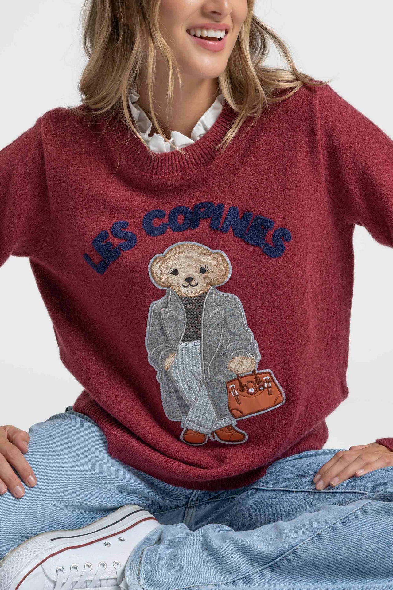 Jersey oso granate