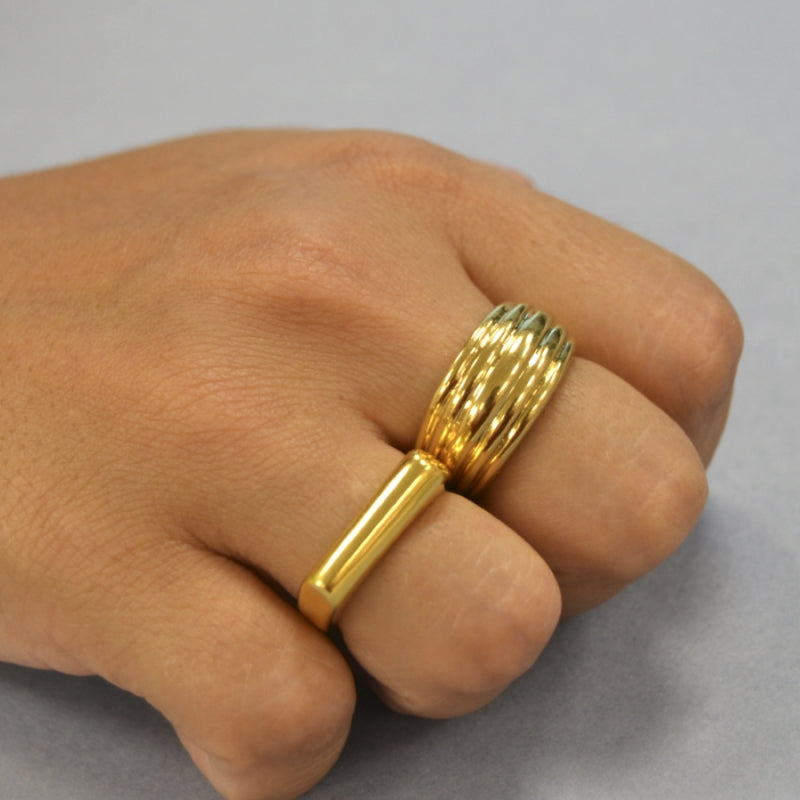 Anillo rayado
