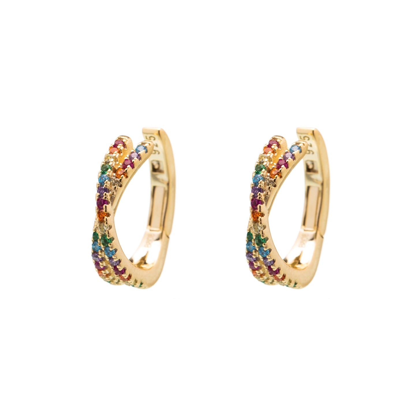 Pendiente Earcuff cruzado