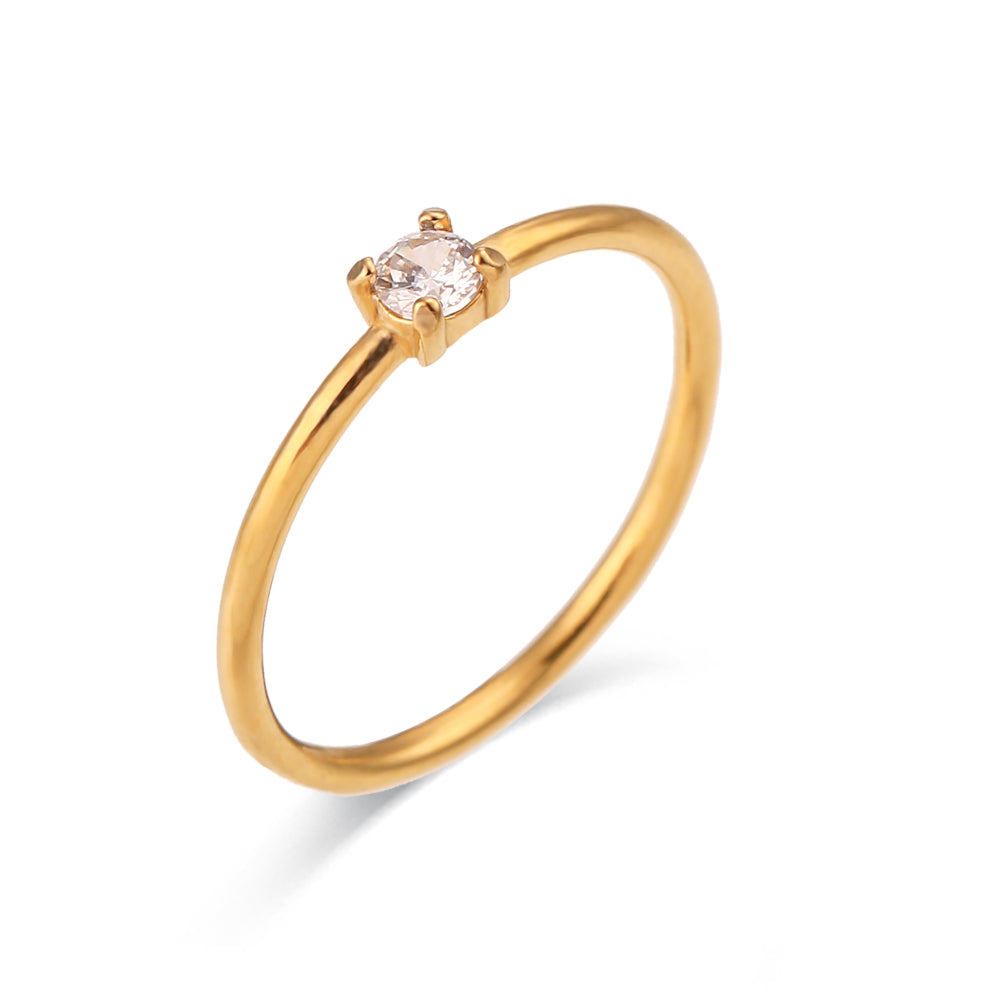 Anillo circonita mes nacimiento (elige color)