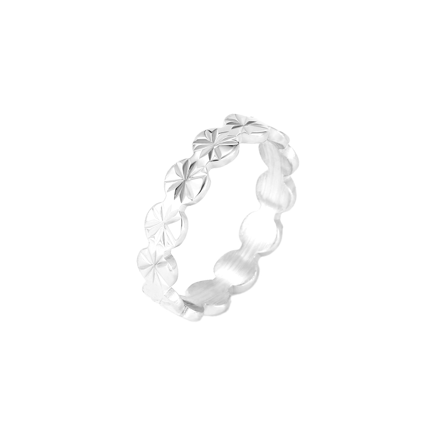 Anillo redondos flor