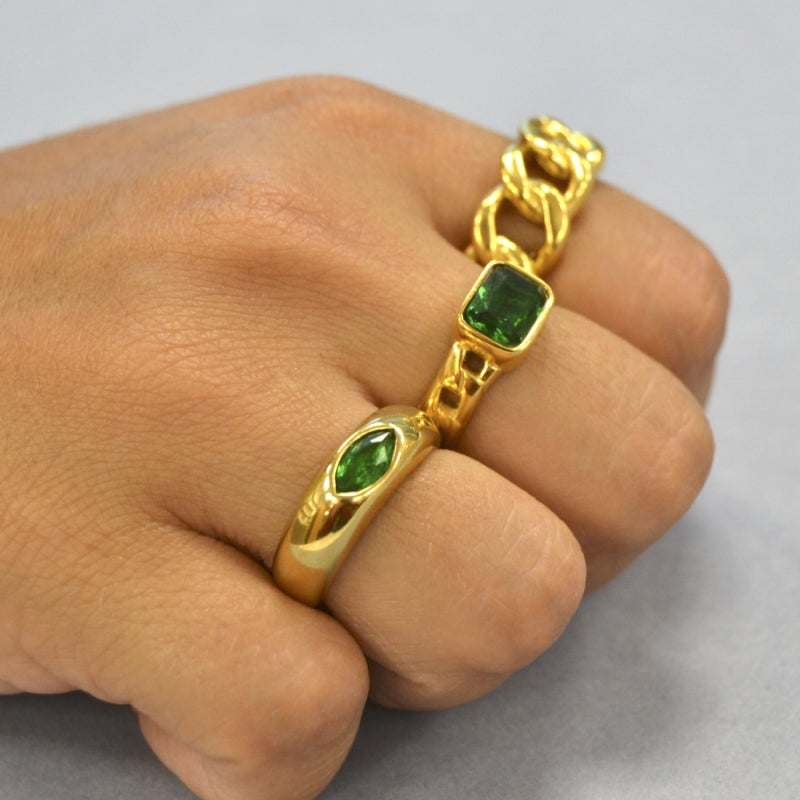 Anillo abierto eslabon