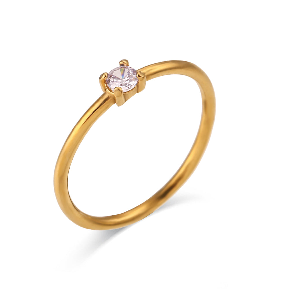 Anillo circonita mes nacimiento (elige color)