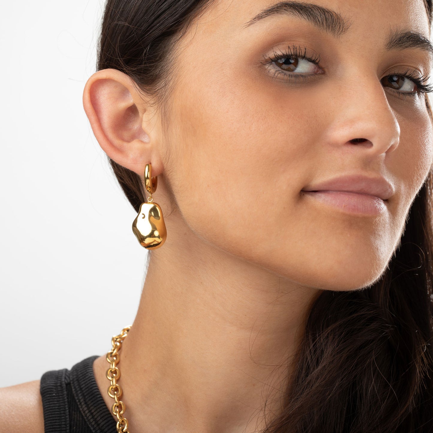 Pendientes acero Abba