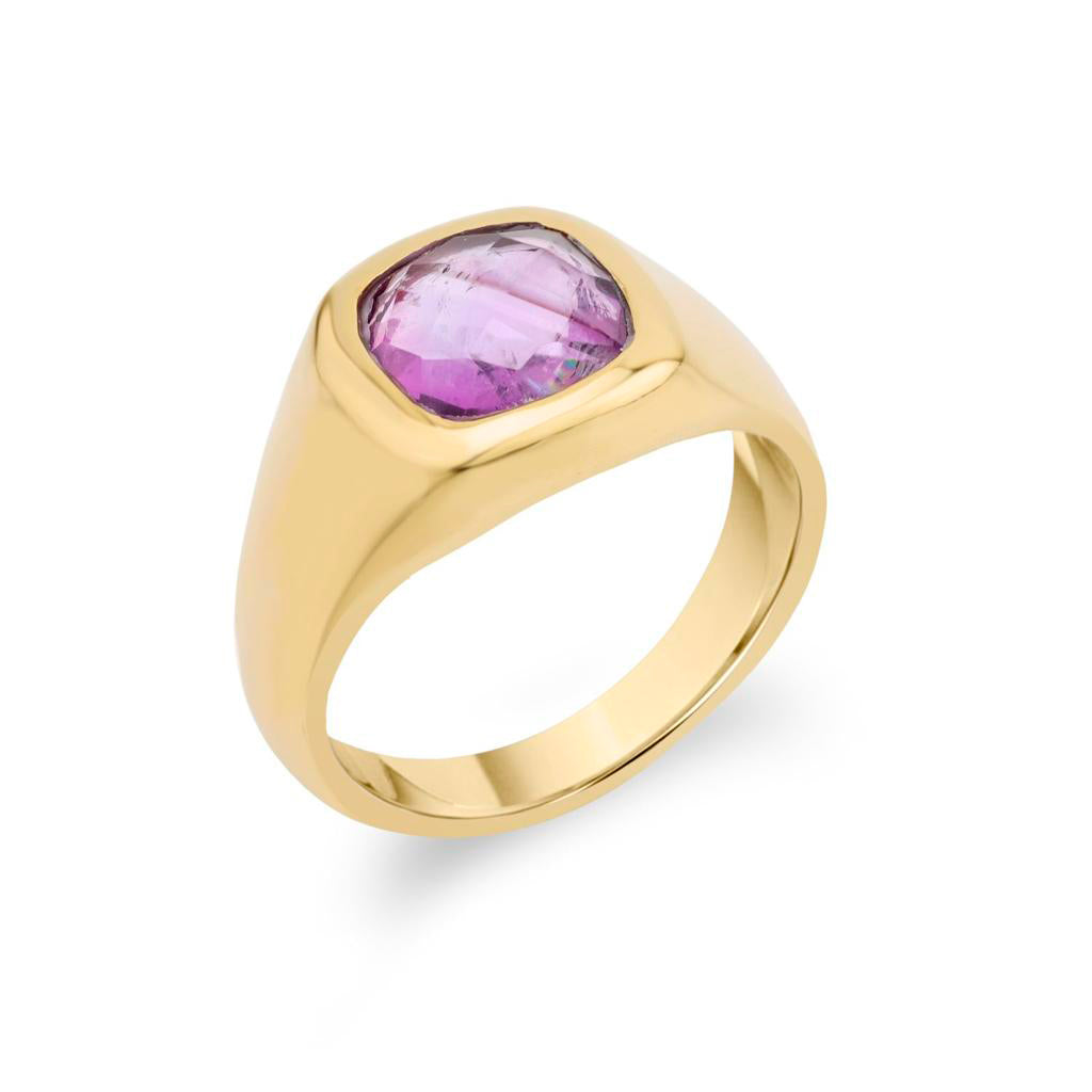 Anillo sello mineral (elige color)