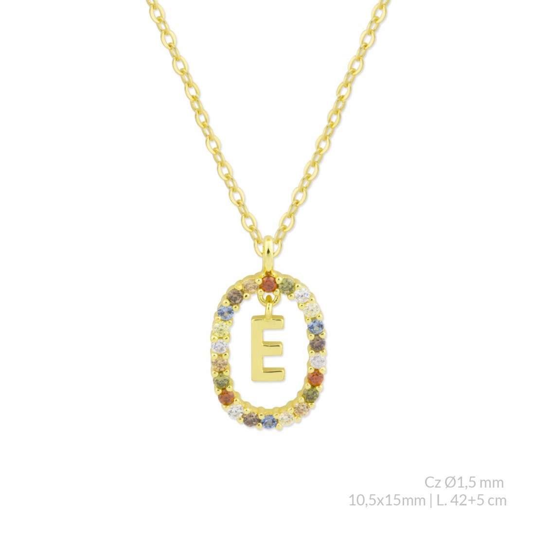 Collar Inicial TRUE COLORS