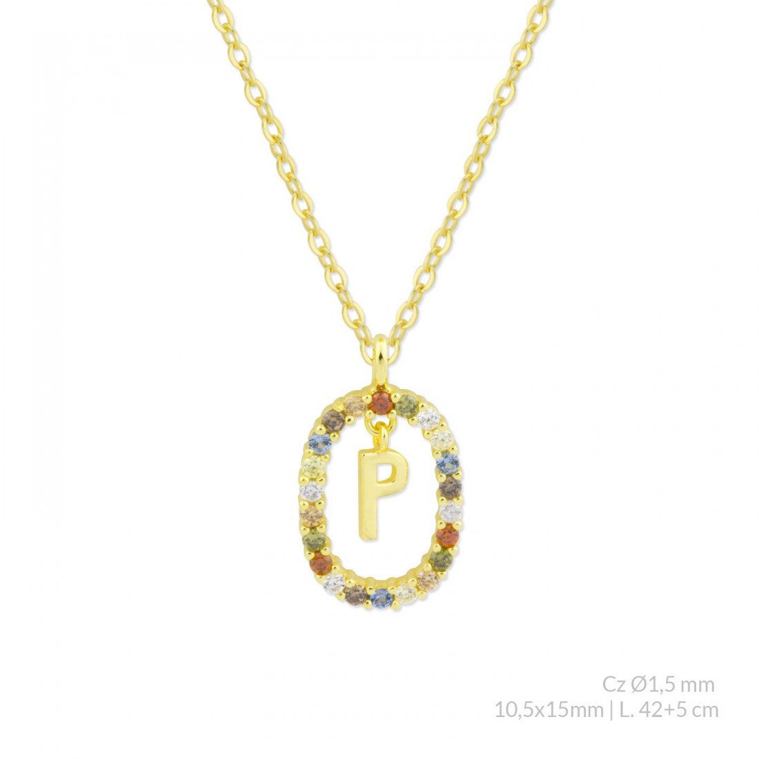 Collar Inicial TRUE COLORS