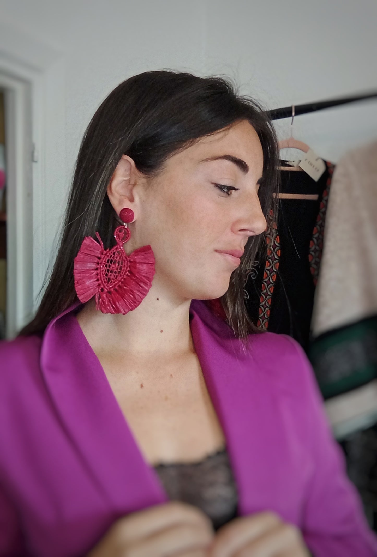 Pendientes Triana Rojo