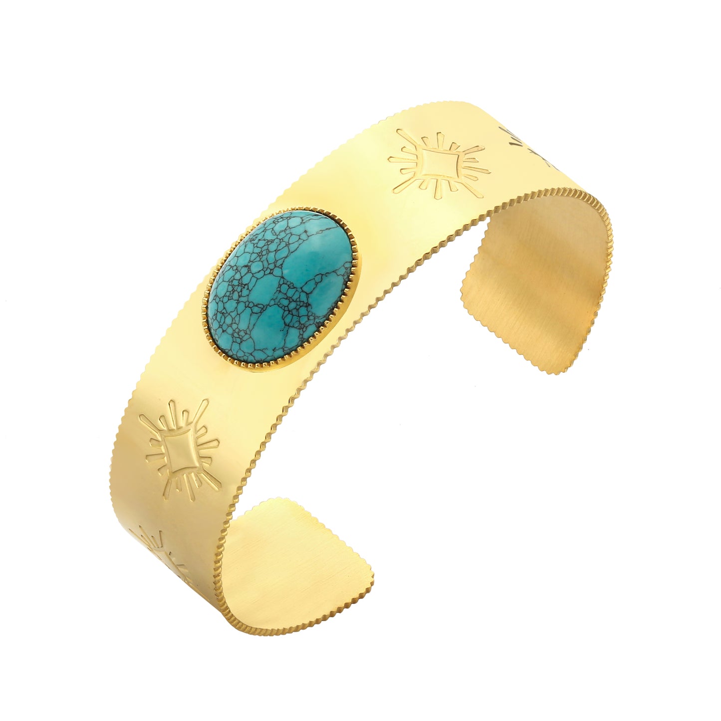 Pulsera mineral turquesa