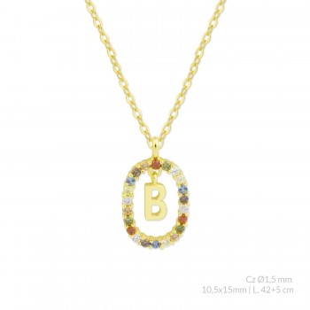 Collar Inicial TRUE COLORS