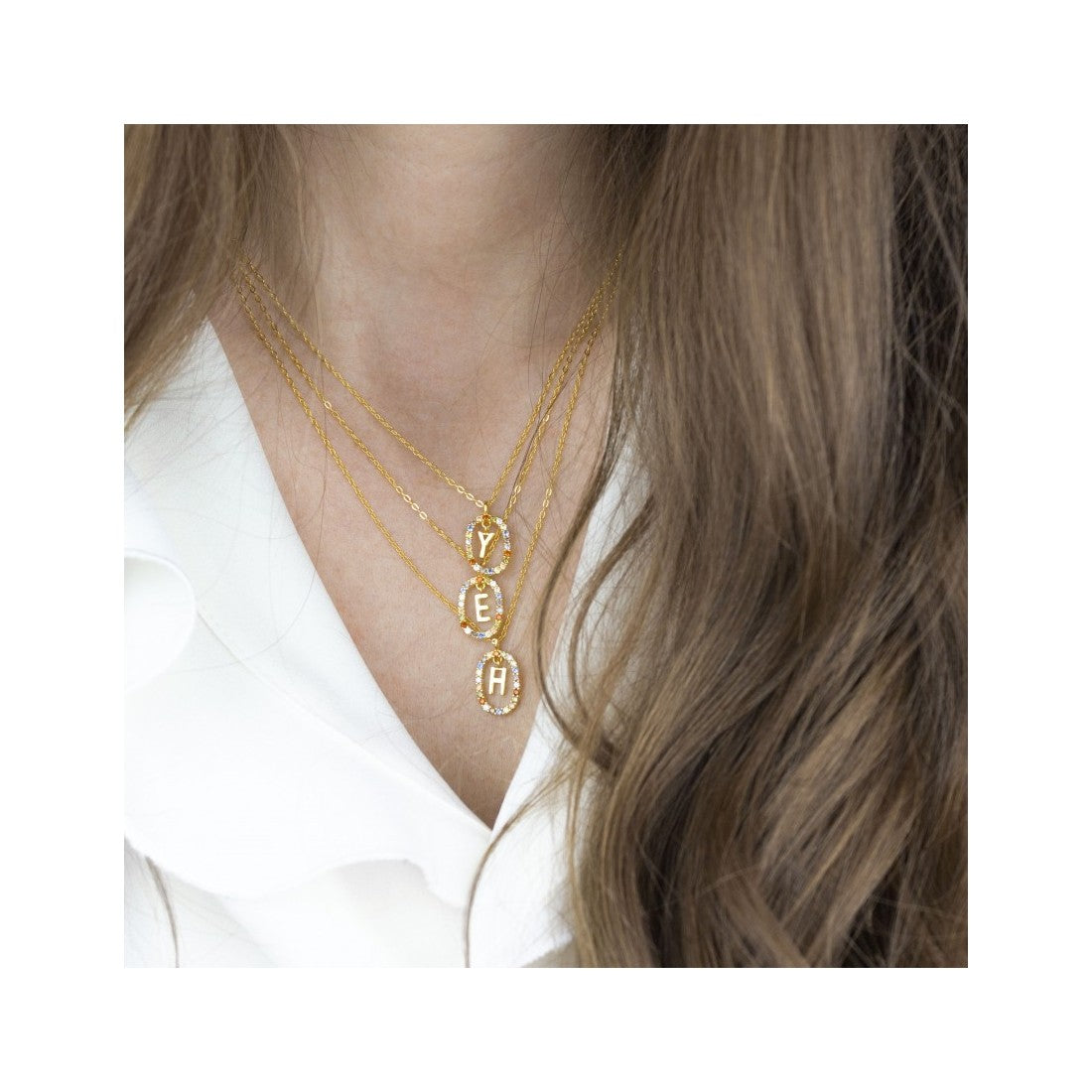 Collar Inicial TRUE COLORS