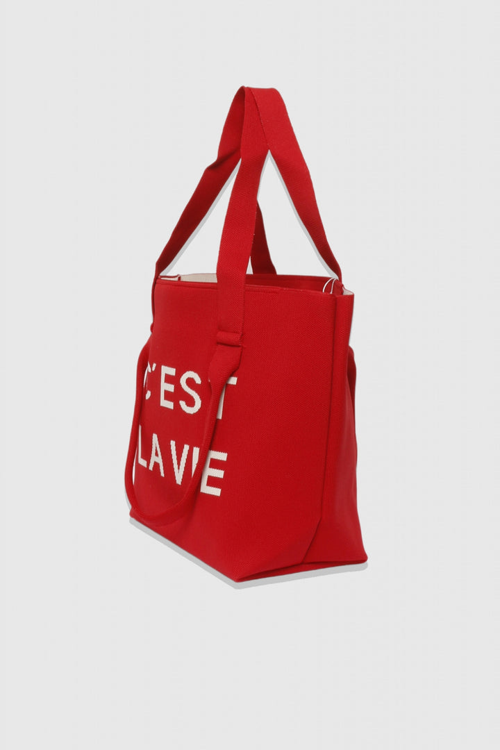 Bolso shopper c'est la vie (elige color)