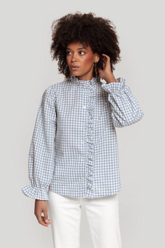 Camisa Vichy azul