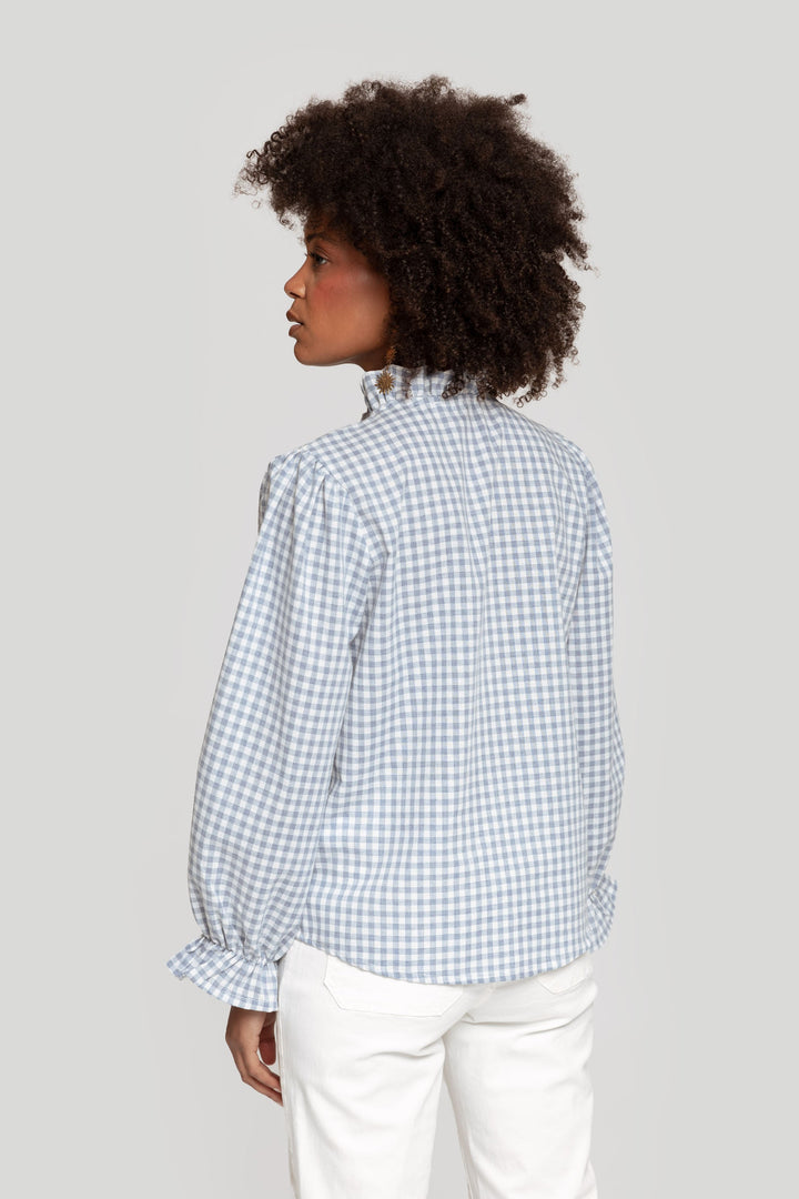 Camisa Vichy azul