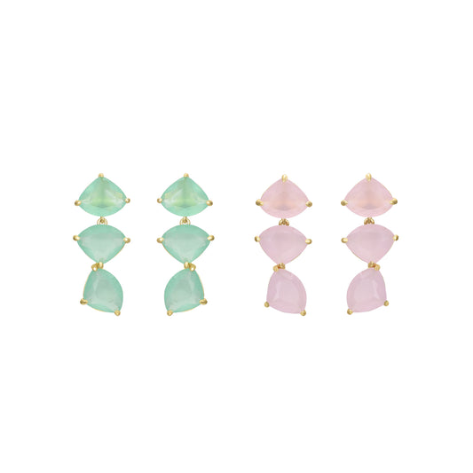 Pendientes Carmina mineral