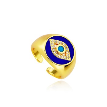 Anillo XL ajustable ojo (elige color)