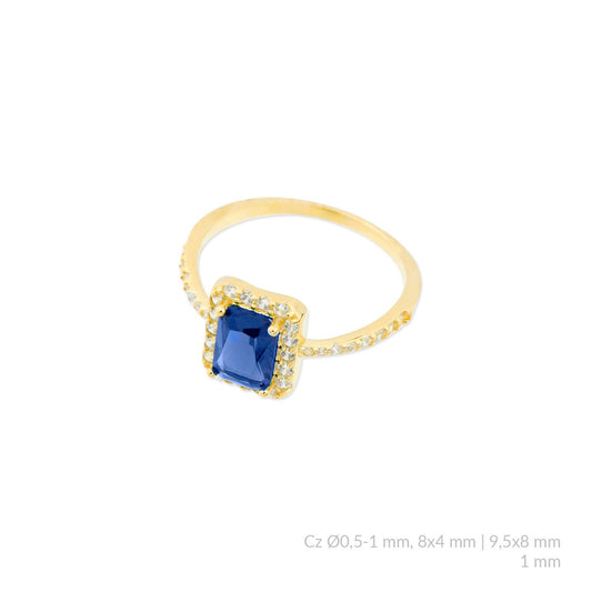 Anillo pure azul