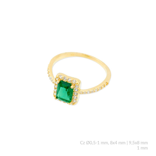 Anillo pure verde