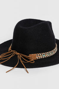 Sombrero lana negro