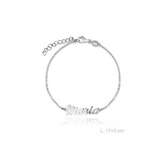 Pulsera personaliza nombre plata