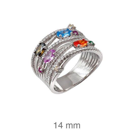 Anillo plata Anabela xl