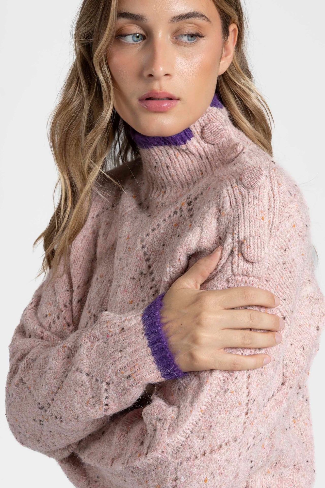 Jersey lana rosa