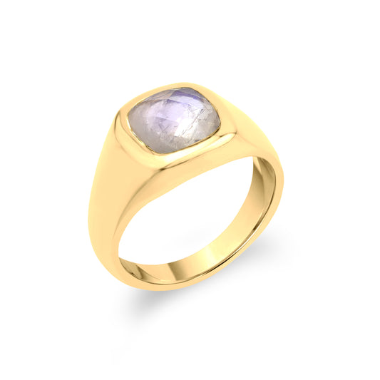 Anillo sello mineral (elige color)