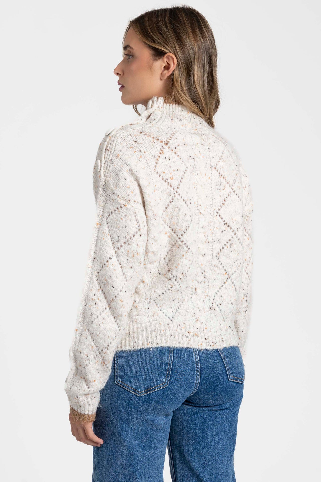 Jersey lana rosa